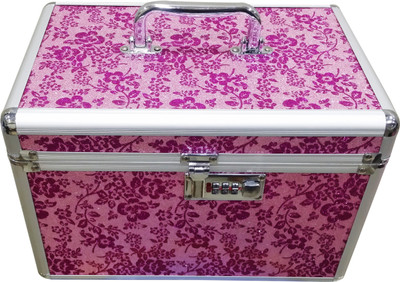 Satisfaction Marigold to store cosmetic items Vanity Box(Pink)