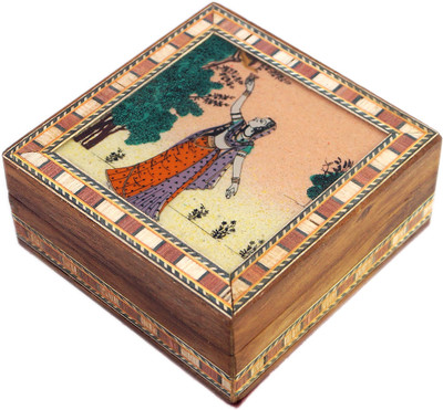 R S Jewels Handmade Designs Wooden Gemstone Painting 3 x 3 Jewellery Vanity Box(Multicolor)
R S Jewels Handmade Designs Wooden Gemstone Painting 3 x 3 Jewellery Vanity Box(Multicolor)