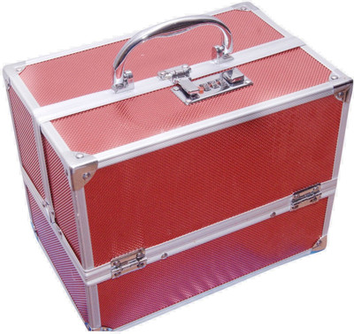 Bonanza Pretty tray cosmetic Makeup Vanity Box(Red)