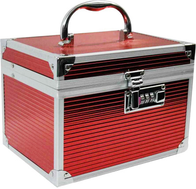 Bonanza Cosmetic & Makeup box Vanity Box(Red)