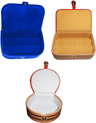 Abhinidi Combo of 3 velvet case Ring and Earring storage travelling Folder Jewellery Vanity Box(Multicolor)
Abhinidi Combo of 3 velvet case Ring and Earring storage travelling Folder Jewellery Vanity Box(Multicolor)