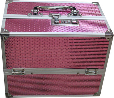 Platinum JD 19-1 Cosmetic 7 Compartment with Lock Makeup, Jewellery Vanity Box(Pink)
Platinum JD 19-1 Cosmetic 7 Compartment with Lock Makeup, Jewellery Vanity Box(Pink)