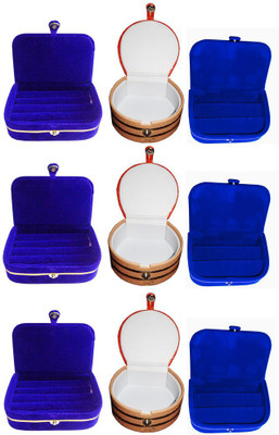 Abhinidi Set of 9 velvet Vanity case Ring and Earring storage travelling Folder Box Vanity Box(Multicolor)
Abhinidi Set of 9 velvet Vanity case Ring and Earring storage travelling Folder Box Vanity Box(Multicolor)