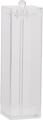 Howards Allure Makeup and Necklace Organiser Vanity Box(White, Transparent)