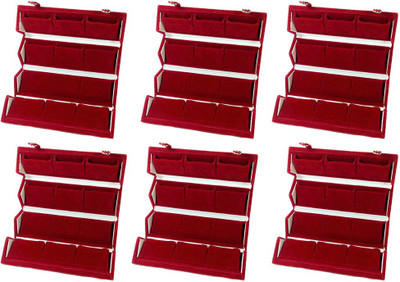 Atorakushon 6 Medium Earring Nosepin Folder Jewellery Box Traveling Organiser Pouch Storage Case Vanity Box(Red)
Atorakushon 6 Medium Earring Nosepin Folder Jewellery Box Traveling Organiser Pouch Storage Case Vanity Box(Red)