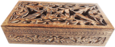 The Decor Mart Decor Mart - Multi-Purpose Box - Handmade - Wood - Natural - 10 x 5 x 2.5 inch Makeup Vanity Box(Natural)
The Decor Mart Decor Mart - Multi-Purpose Box - Handmade - Wood - Natural - 10 x 5 x 2.5 inch Makeup Vanity Box(Natural)
