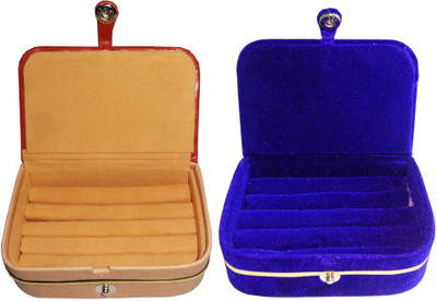 Abhinidi Combo of 2 velvet case Ring and Earring storage travelling Folder Jewellery Vanity Box(Multicolor) 
Abhinidi Combo of 2 velvet case Ring and Earring storage travelling Folder Jewellery Vanity Box(Multicolor)
