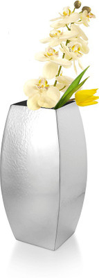 EPISODE Silver Plated Vase(24 inch, Silver)