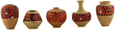 eKolhapuri Terracotta Vase(2 inch, Multicolor) 
eKolhapuri Terracotta Vase(2 inch, Multicolor)