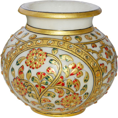 Shreeng Terrific Gold Work Vase : Marble Flower Vases Gold Plated Vase(5 inch, Multicolor)
Shreeng Terrific Gold Work Vase : Marble Flower Vases Gold Plated Vase(5 inch, Multicolor)