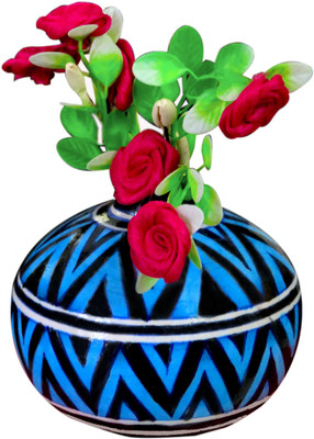 Aurea Pottery Vase(4 inch, Black)
