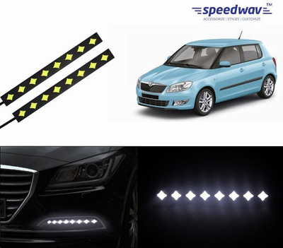 Speedwav Headlight LED for Skoda(Fabia, Pack of 2)
