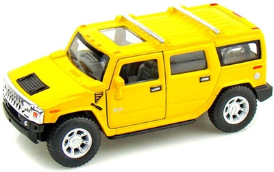 Kinsmart 2008 Hummer H2 Suv(Yellow)