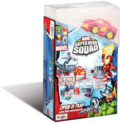Maisto Super Hero Squad Open And Play Sets(Multicolor)
