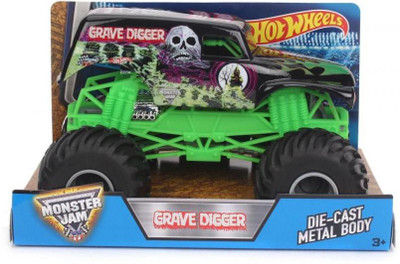 Hot Wheels Monster Jam Grave Digger Die-Cast Vehicle 1:24 CBY61(Green, Black), Black;green
Hot Wheels Monster Jam Grave Digger Die-Cast Vehicle 1:24 CBY61(Green, Black), Black;green