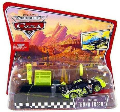Disney Pixar Cars Trunk Fresh Pit Stop Launcher(Green)