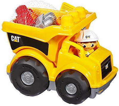 Mega Bloks Caterpillar Lil' Dump Truck(Yellow)