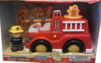 POLYPERFECT Lights And Sounds Fire Truck(Red)