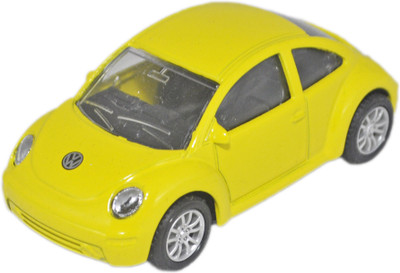 Babysid Collections Small Friction Metal Toy - VW Beetle - Yellow(Yellow)