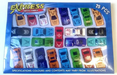 Zest 4 Toyz 25 pcs cars set of kids small sports cars, cars set free wheel(Multicolor)
Zest 4 Toyz 25 pcs cars set of kids small sports cars, cars set free wheel(Multicolor)