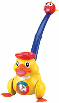 Winfun Push and Walk Quacky Duck(Multicolor)