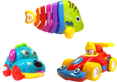 Toys spot Premium Quality Unbreakable 3 in one attractive combo Fish;Dog car;Race car(Multicolor)
Toys spot Premium Quality Unbreakable 3 in one attractive combo Fish;Dog car;Race car(Multicolor)