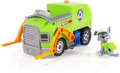 Paw Patrol Rocky'S Lights And Sounds Recycling Truck(Green)