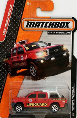 Matchbox Mbx Heroic Rescue 105/120 Ota Tacoma (Red)(Red)
