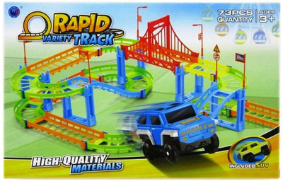 Saffire Rapid Variety Track Set(Multicolour)