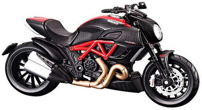 Maisto 1:18 Ducati Diavel Carbon Black Diecast Motorcycle(Black)