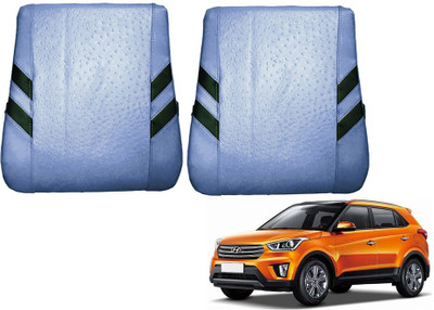 Kozdiko Leather Seating Pad For Hyundai Creta(Front Seats and Back Seats Grey)