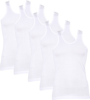 Wyatt Men's Vest(Pack of 5), White