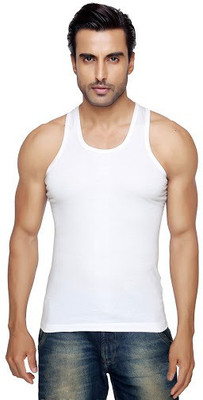 Nitlon Men Vest(Pack of 5, White