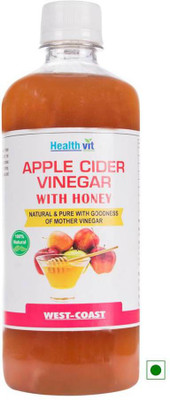 HealthVit Apple Cider With Honey Natural & Pure With Goodness Of Mother Vinega Apple Cider Vinegar(500 ml, Apple Flavored)
HealthVit Apple Cider With Honey Natural & Pure With Goodness Of Mother Vinega Apple Cider Vinegar(500 ml, Apple Flavored)