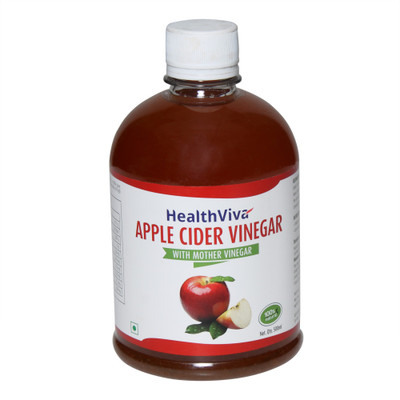 HealthViva Apple Cider Vinegar(With Mother Vinegar) Apple Cider Vinegar(500 ml, Unflavored Flavored)
HealthViva Apple Cider Vinegar(With Mother Vinegar) Apple Cider Vinegar(500 ml, Unflavored Flavored)