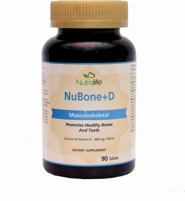 Nutralife NuBone+D for Healthy Bones and Teeth, Calcium and Vitamin D3 - IMPORTED FROM CANADA(90 No)
Nutralife NuBone+D for Healthy Bones and Teeth, Calcium and Vitamin D3 - IMPORTED FROM CANADA(90 No)