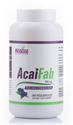 Zenith Nutrition Acai Fab - 500mg(240 No)