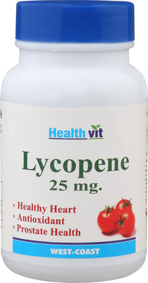 HealthVit HealthVit LYCOPENE 25 MG 60 Tablets for Healthy Heart(25 mg)