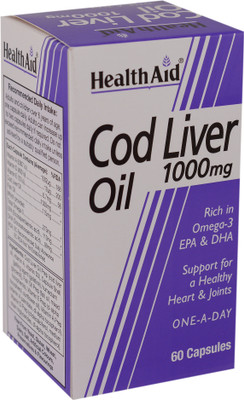 HealthAid Cod Liver Oil 1000 mg(60 No)
