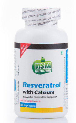Vista Nutrition Resveratrol 100mg and Calcium(120 No)