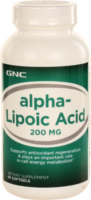 GNC Alpha Lipoic Acid 200 mg Softgel(60 No)