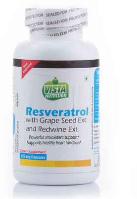 Vista Nutrition Resveratrol Grapeseed Redwine Ext(120 No)