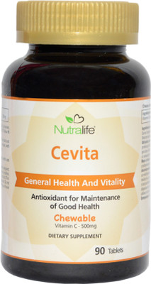 Nutralife Cevita (Vitamin C-500mg)- IMPORTED FROM CANADA(90 No)