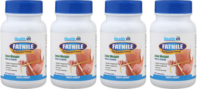 HealthVit Fatnile Fat Reduction Formula (Pack of 4)(60 No)