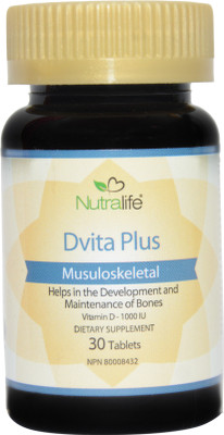 Nutralife Dvita+ Vitamin D3 / Cholecalciferol 1000IU for Healthy Muscle Function, Bone Health and Immune Support - IMPORTED FROM CANADA(30 No)
Nutralife Dvita+ Vitamin D3 / Cholecalciferol 1000IU for Healthy Muscle Function, Bone Health and Immune Support - IMPORTED FROM CANADA(30 No)