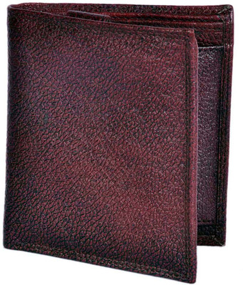 Aleron Men Brown Genuine Leather Wallet(7 Card Slots)