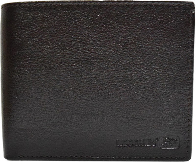 Moochies Men Brown Genuine Leather Wallet(5 Card Slots)