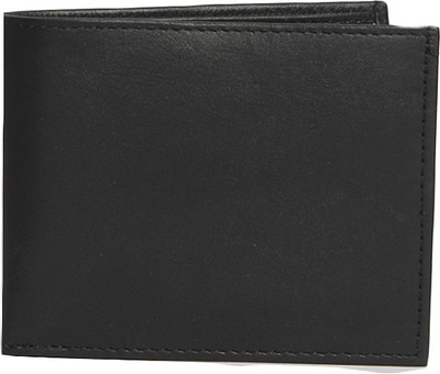 Good Life Stuff Men Black Genuine Leather Wallet(6 Card Slots), Black-09