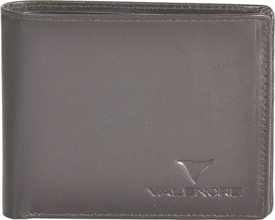 VALENORE Men Brown Genuine Leather Wallet(8 Card Slots)