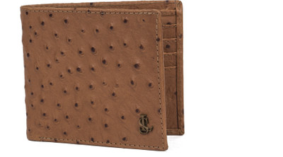 Leather Studio Men Brown Genuine Leather Wallet(8 Card Slots)